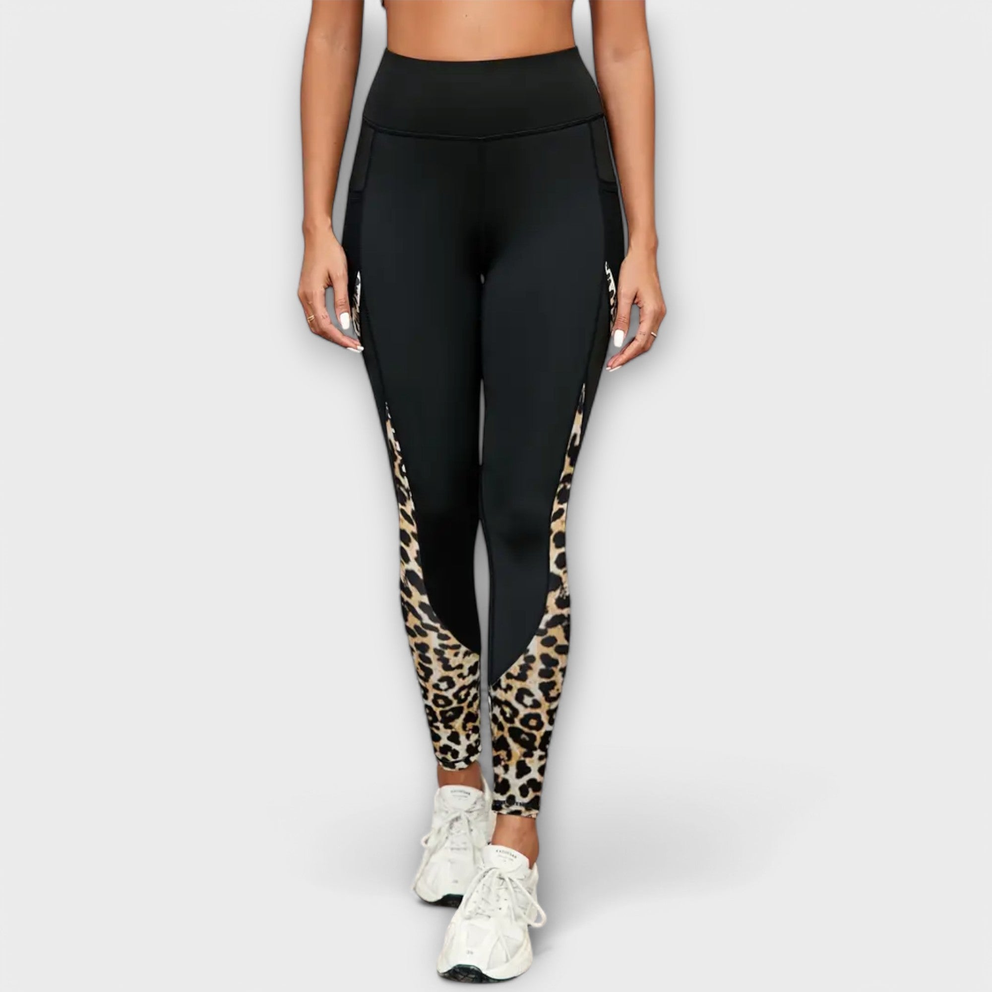 Carmo - Leopard Print High-Waisted Leggings