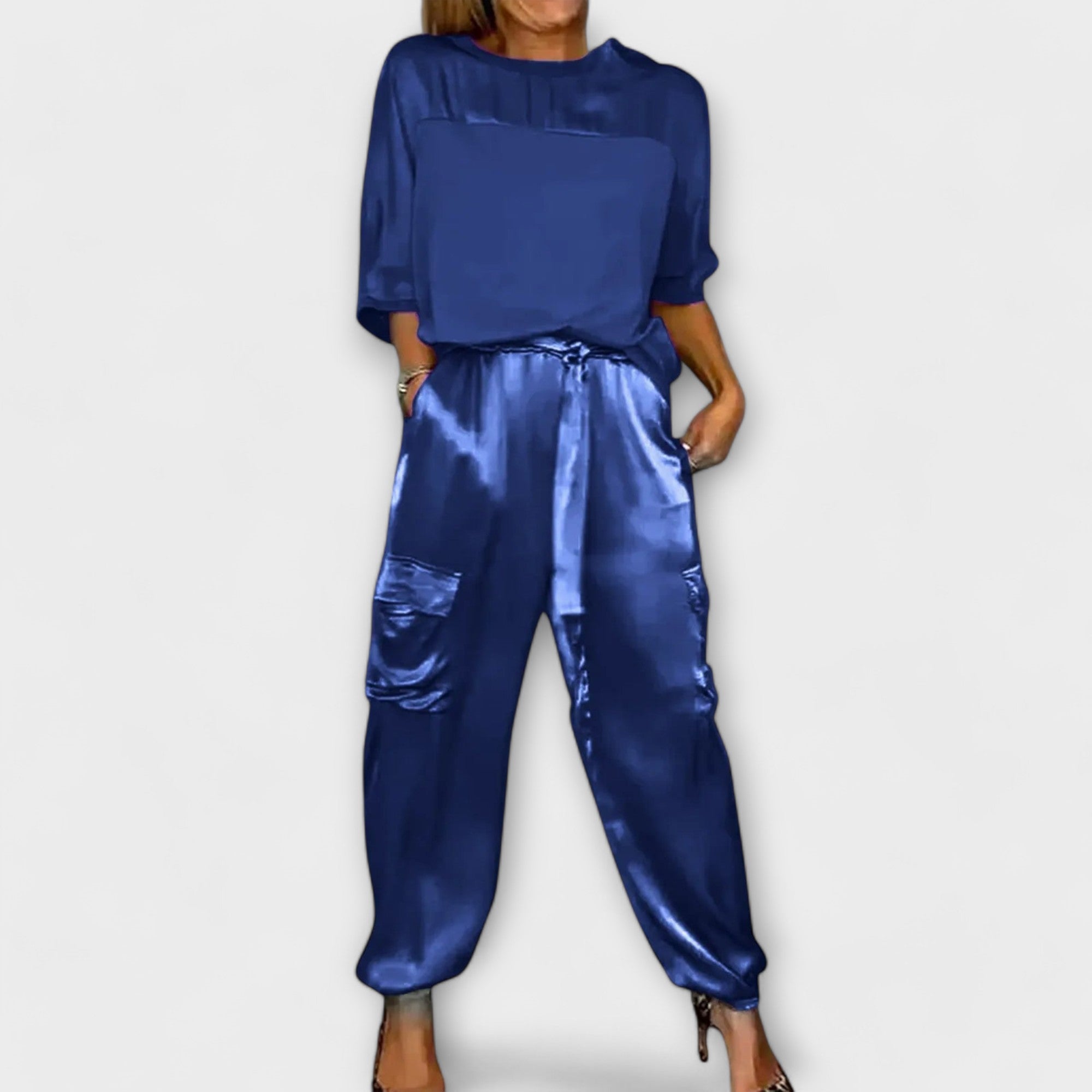 Marguerite - Luxurious 2-Piece Silk Ensemble