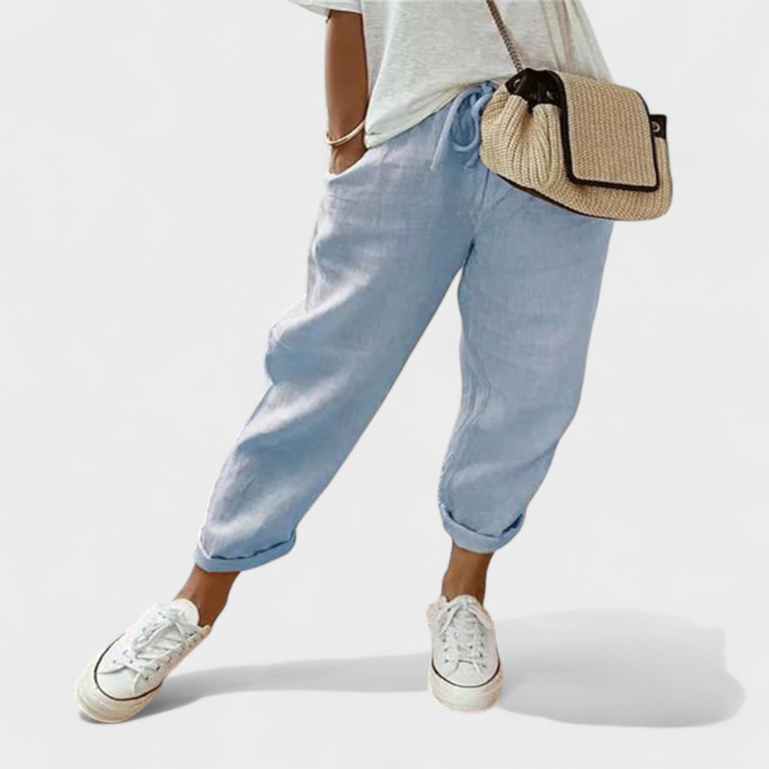 Francisca – Stylish Casual Linen Trousers