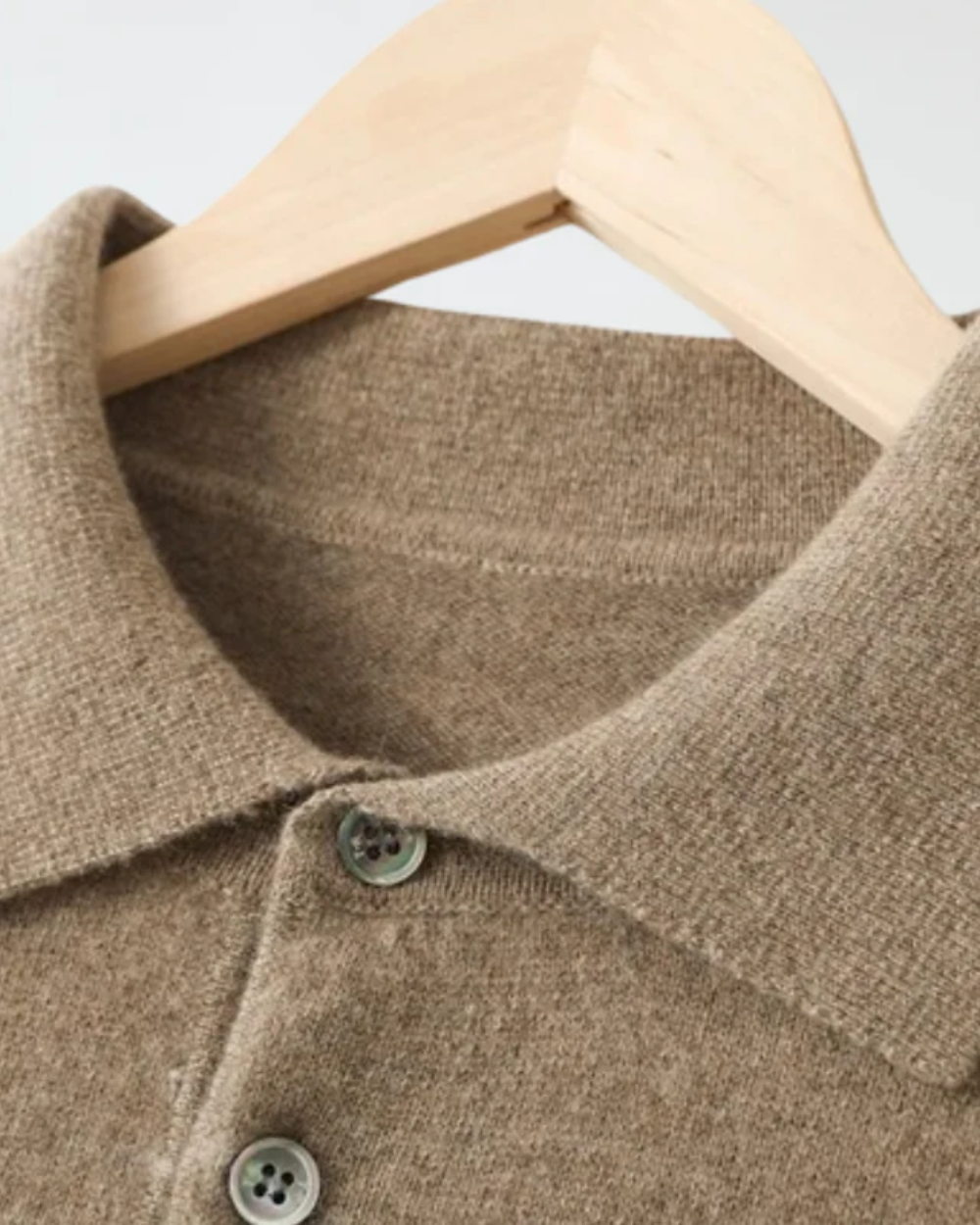 Ponza Cashmere Polo Knit Sweater
