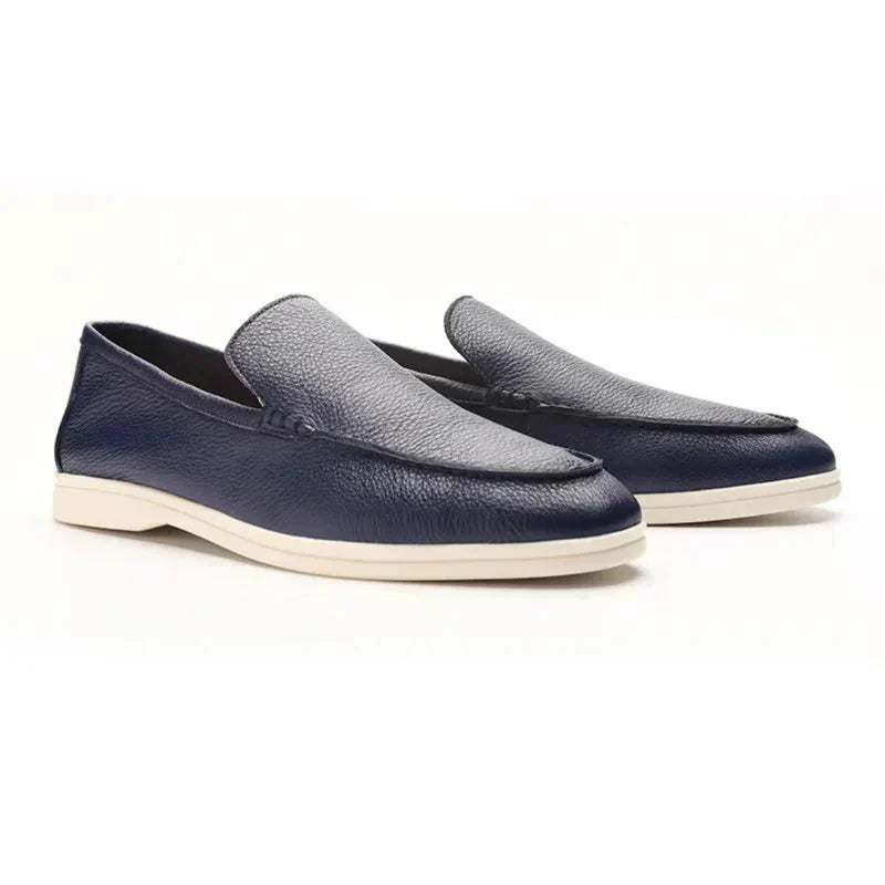 | Classic Cowhide Leather Loafers