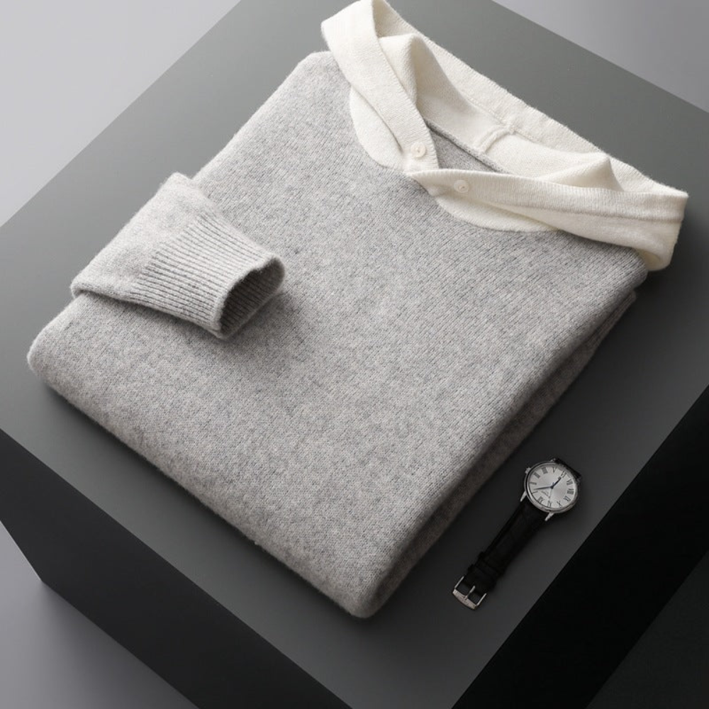 Nova Merino Wool Pullover Hoodie
