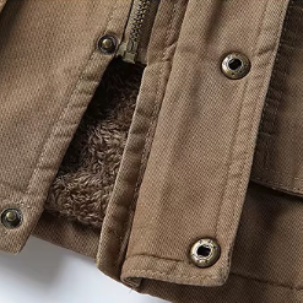 Relaxed Cotton Winter Coat