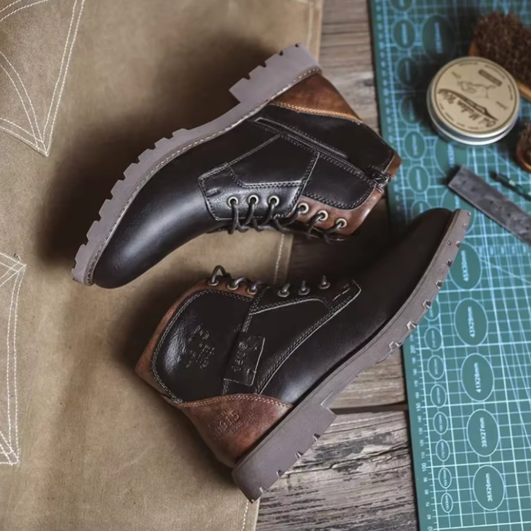 Bayard Classic Leather Vintage Boots