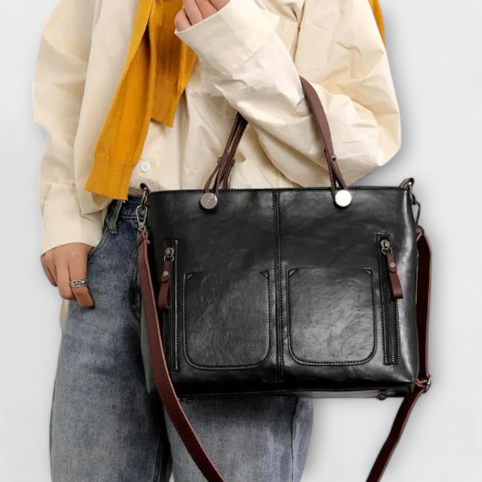 Maria - Chic Leather Handbag