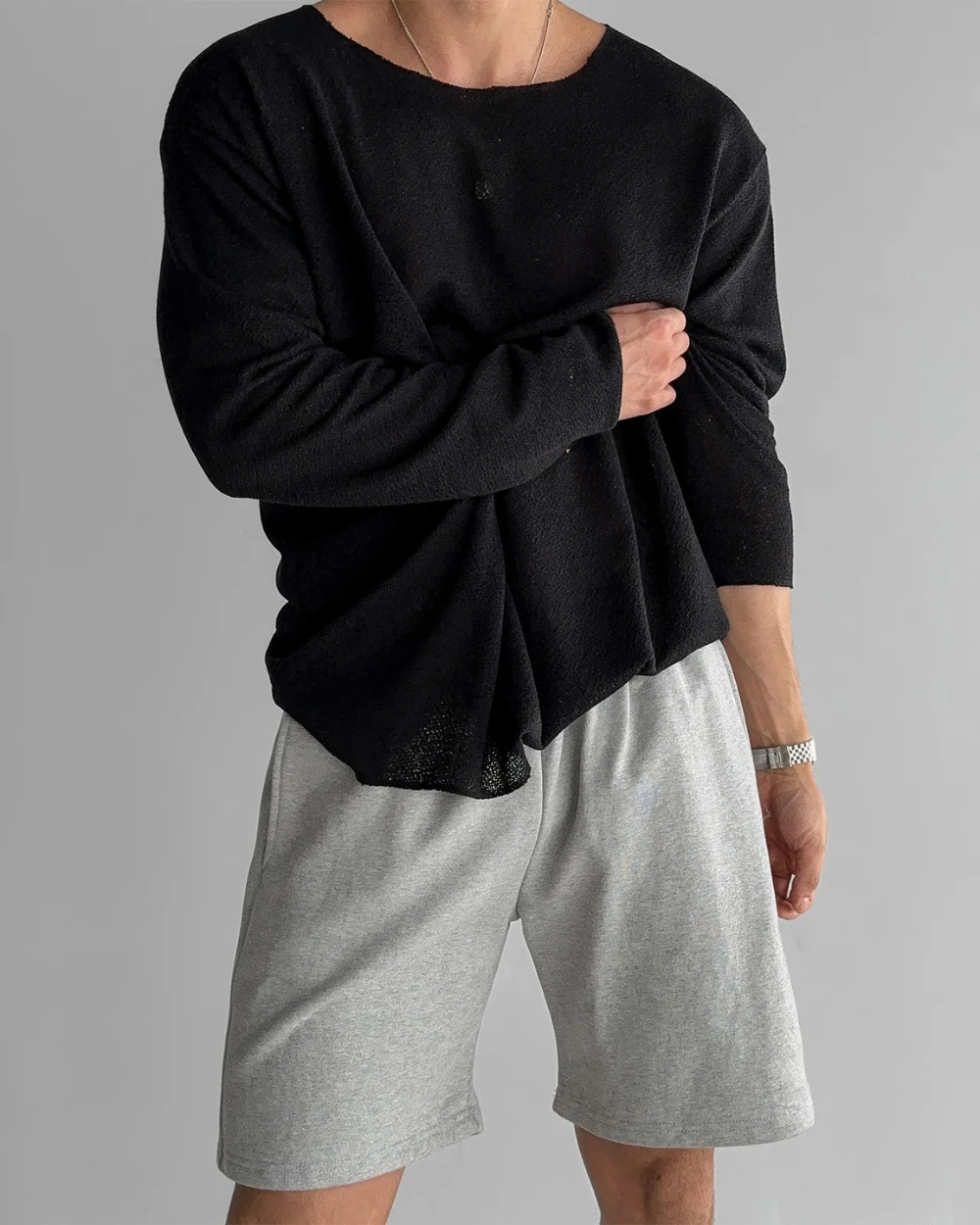Relaxed Knit Tee