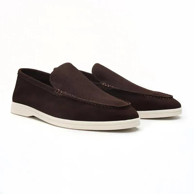 | Classic Cowhide Leather Loafers