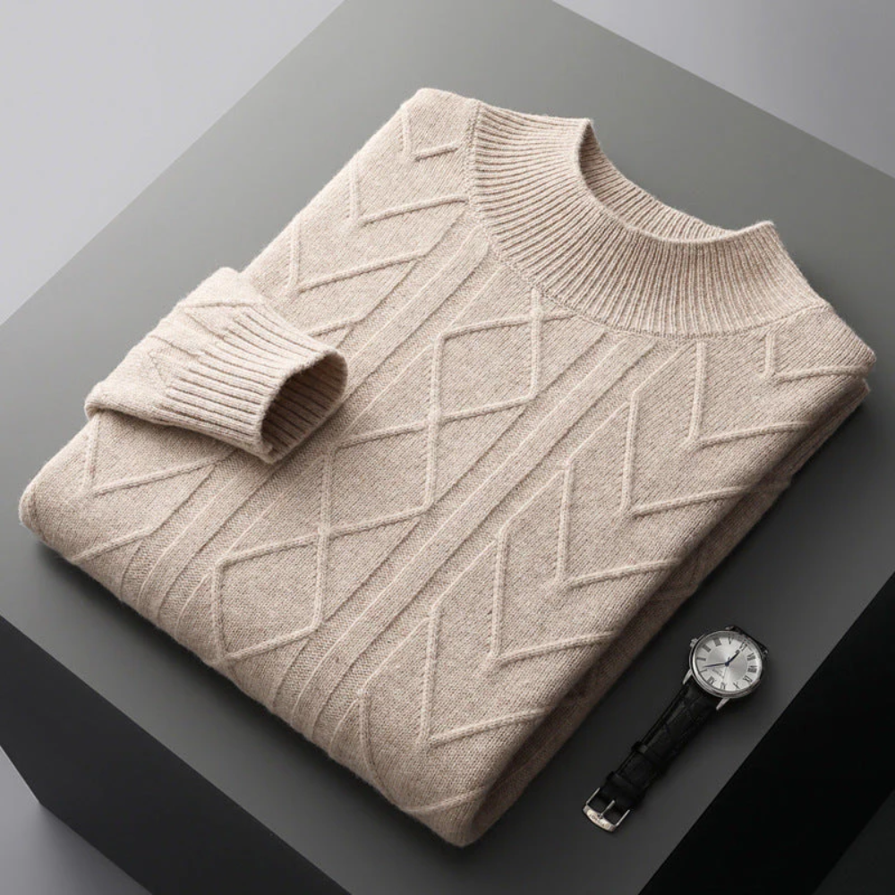 Cashmere Sweater with Mizar Design