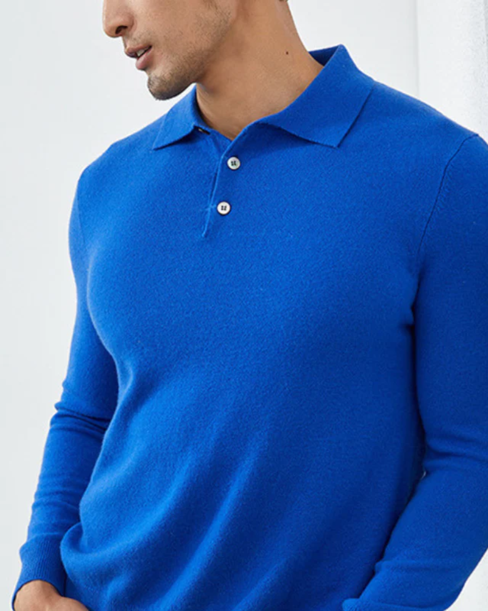 Ponza Cashmere Polo Knit Sweater