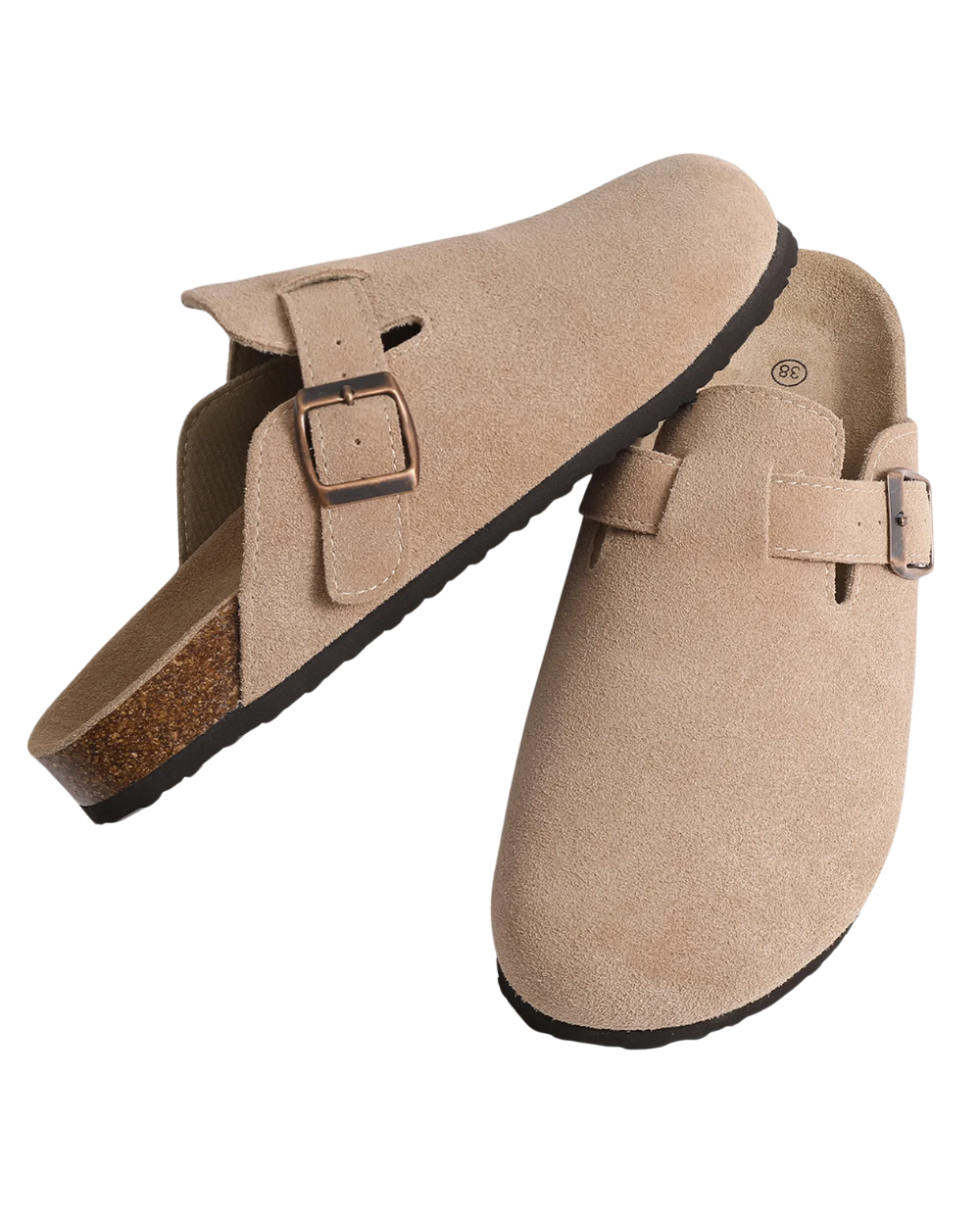 Suede Oxford Clogs