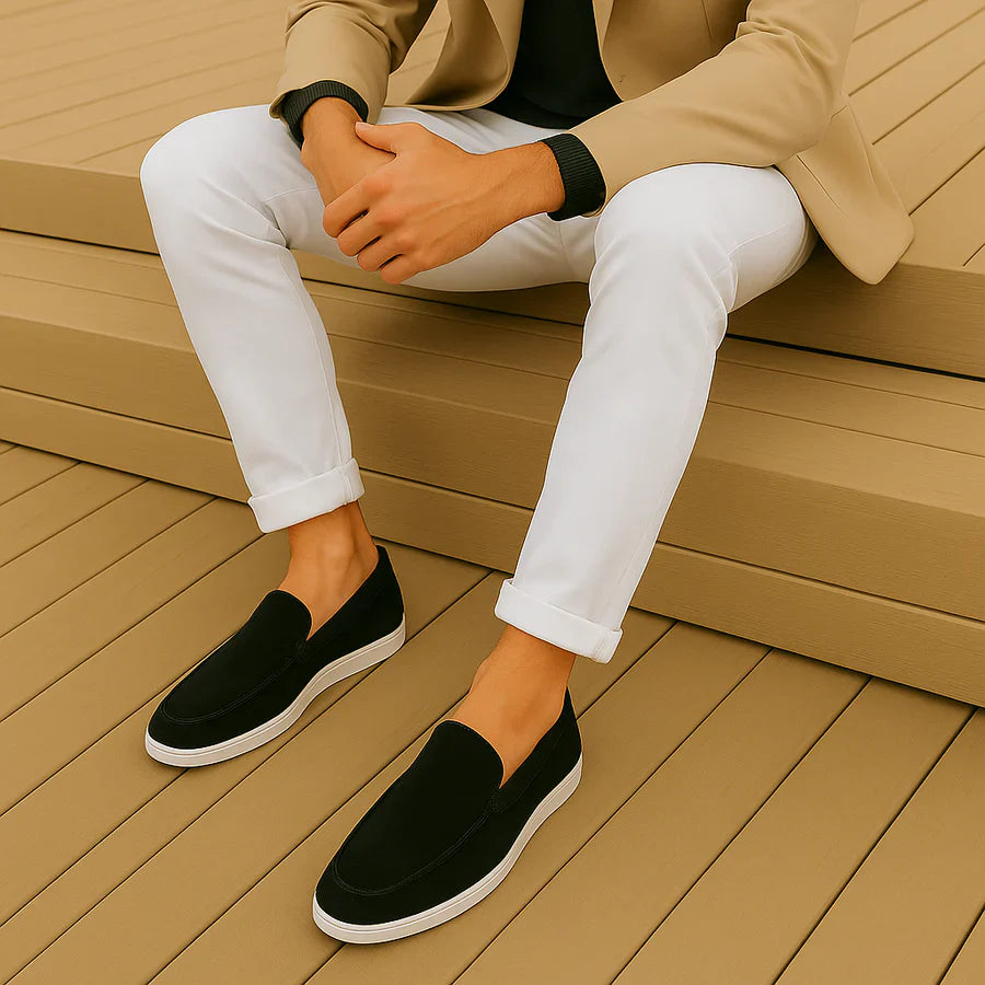 Relaxed Suede Slip-On Shoes