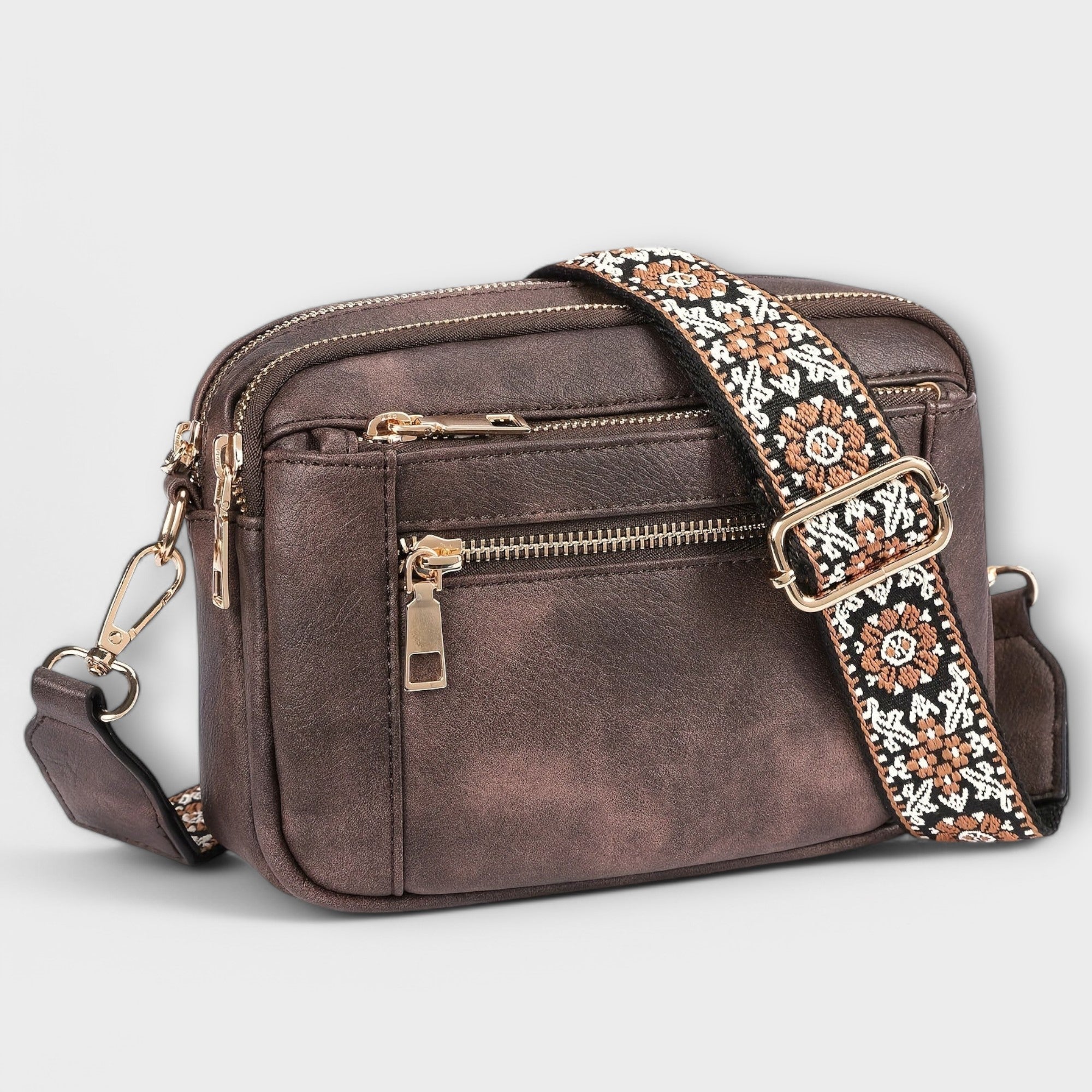 Maria - Eco-Friendly Vegan Leather Crossbody Bag