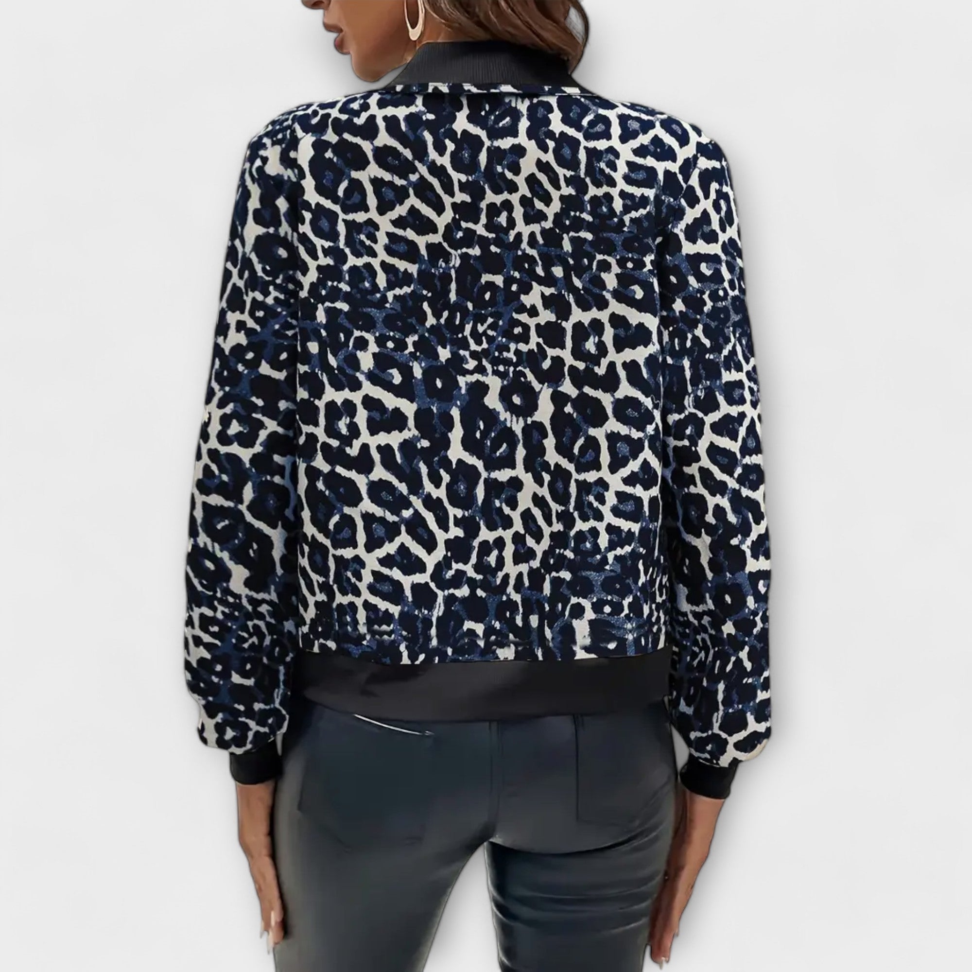 Raquel - Stylish Leopard Print Jacket