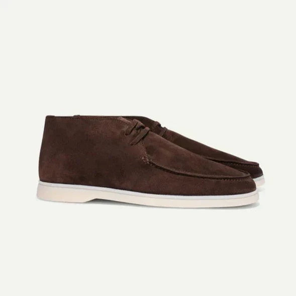 | Lace-Up Suede Shoes