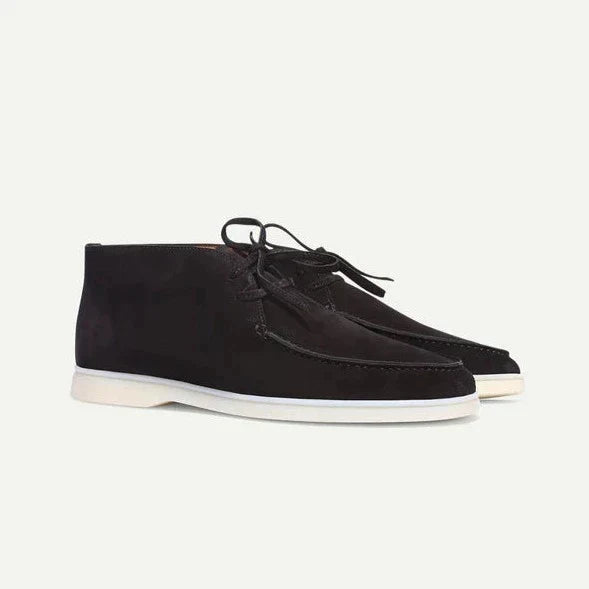 | Lace-Up Suede Shoes