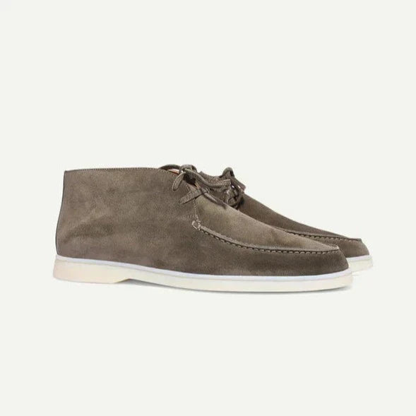 | Lace-Up Suede Shoes