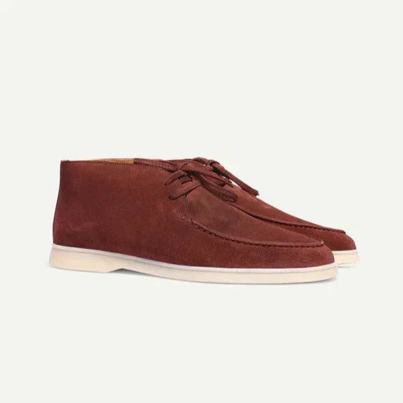 | Lace-Up Suede Shoes