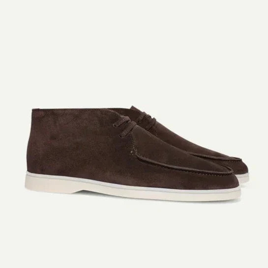 | Lace-Up Suede Shoes