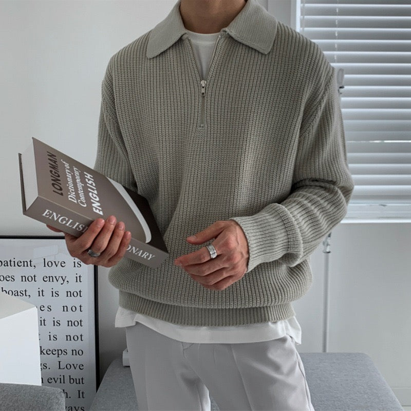 Monaco Zip-Up Sweater