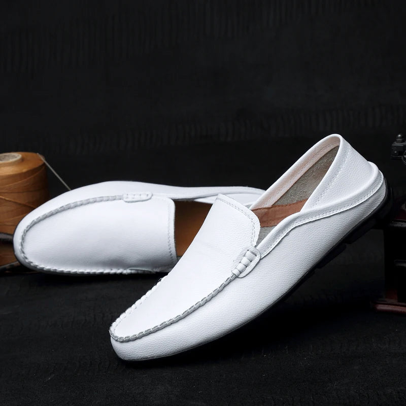 Monza Leather Driving Moccasins