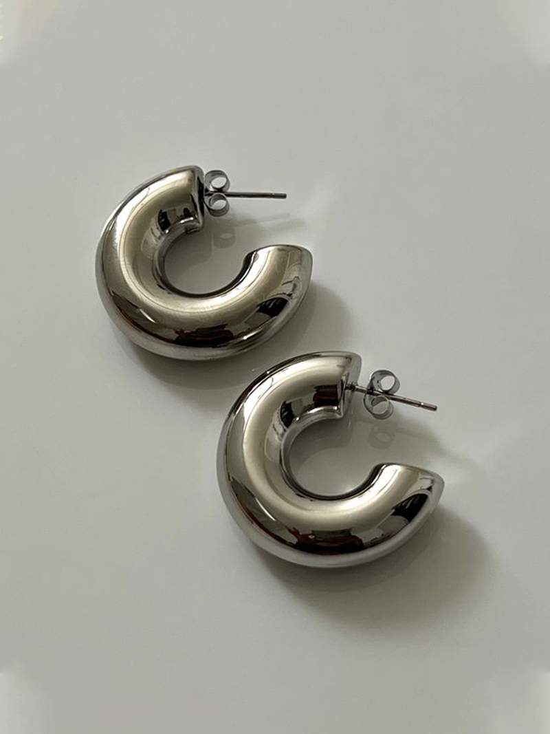 Bold Chunky Hoop Earrings