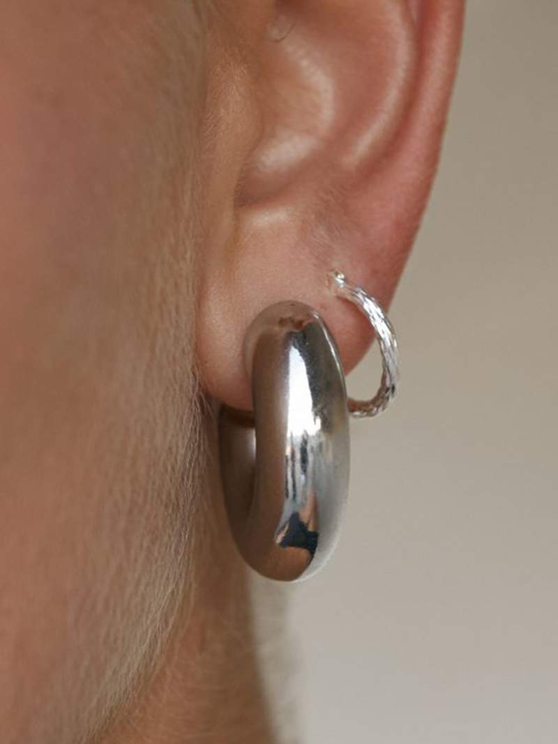 Bold Chunky Hoop Earrings