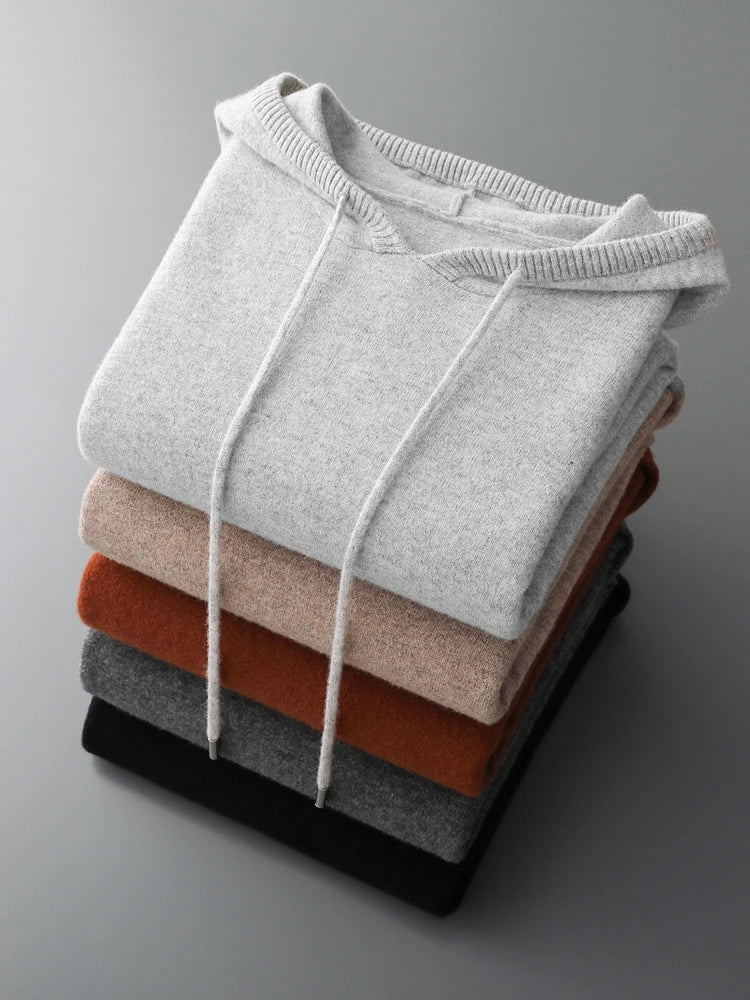 Sirlus Merino Wool Pullover Hoodie