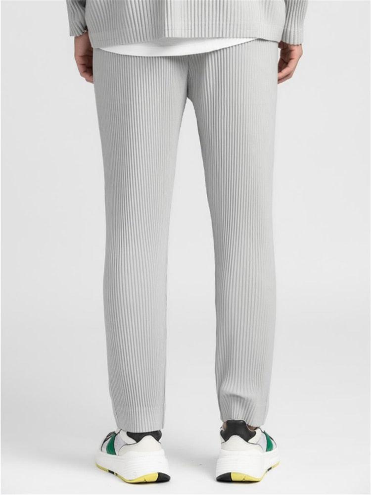 | Textured Cotton Trousers