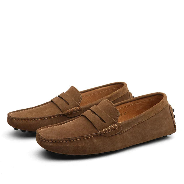| Suede Marina Slip-On Loafers
