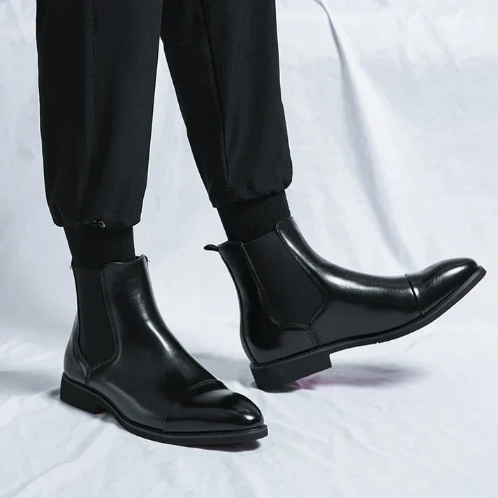 Luxury Leather Chelsea Boots