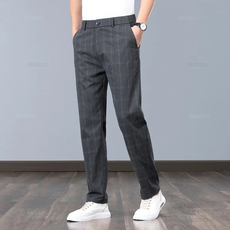 Timeless Plaid Trousers