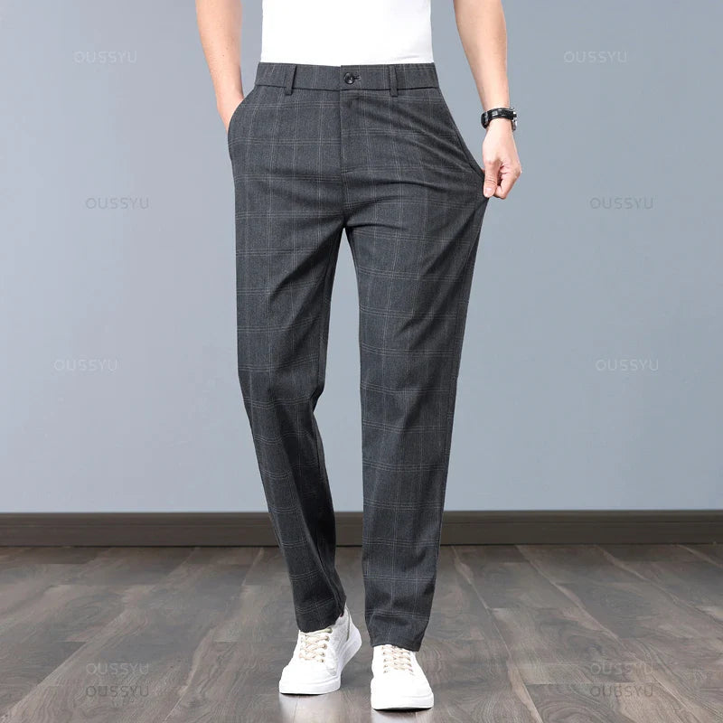 Timeless Plaid Trousers