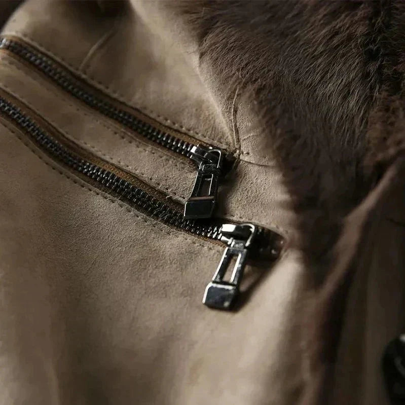 Mariana - Premium Lambskin Luxury Coat