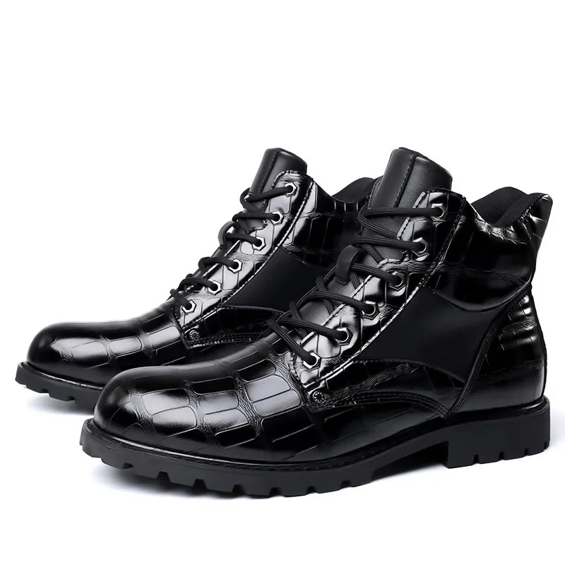 Grayson Genuine Leather Ankle Boots