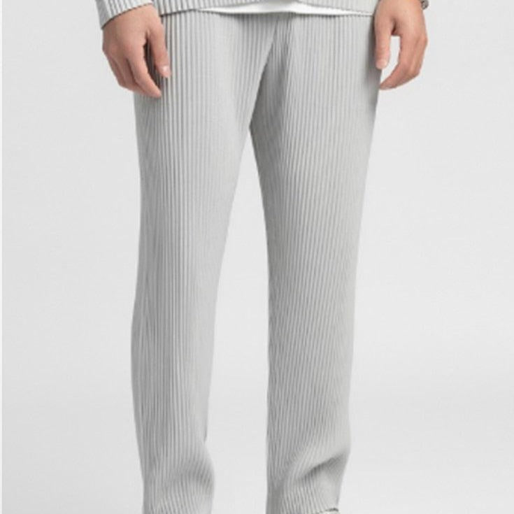 | Textured Cotton Trousers