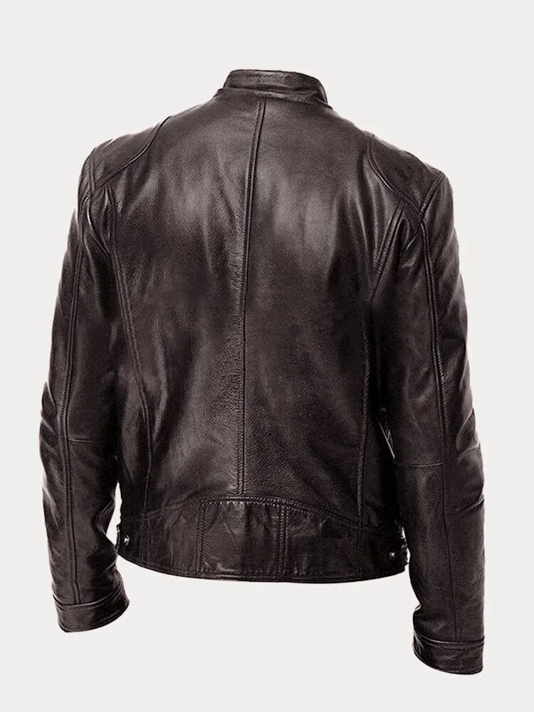 Premium Leather Biker Jacket