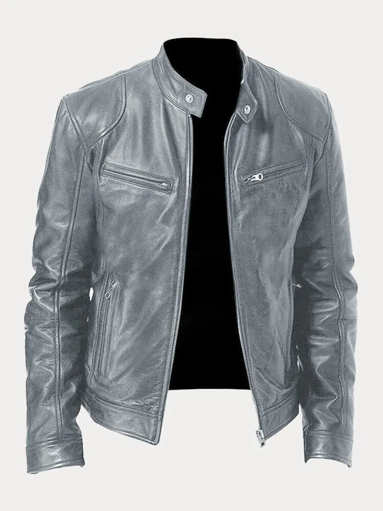Premium Leather Biker Jacket