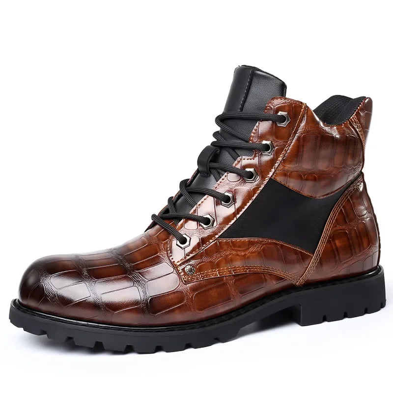 Grayson Genuine Leather Ankle Boots