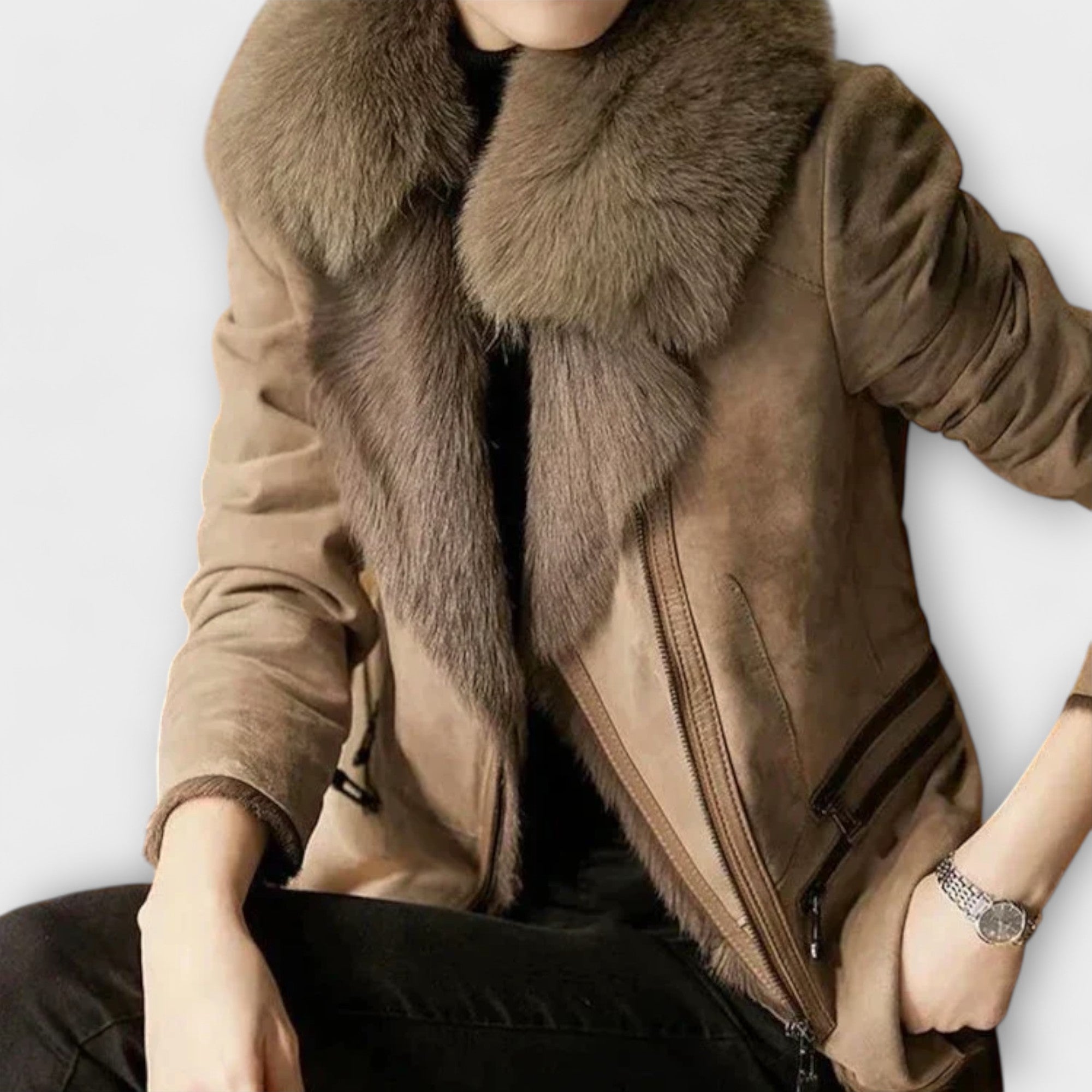 Mariana - Premium Lambskin Luxury Coat