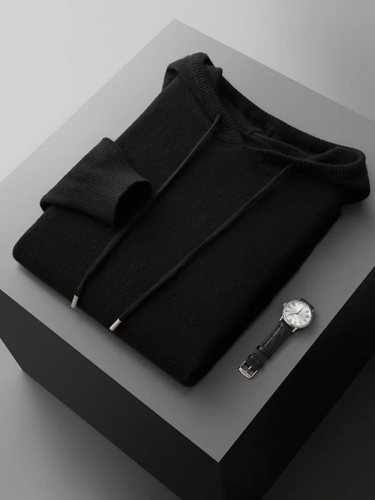 Sirlus Merino Wool Pullover Hoodie