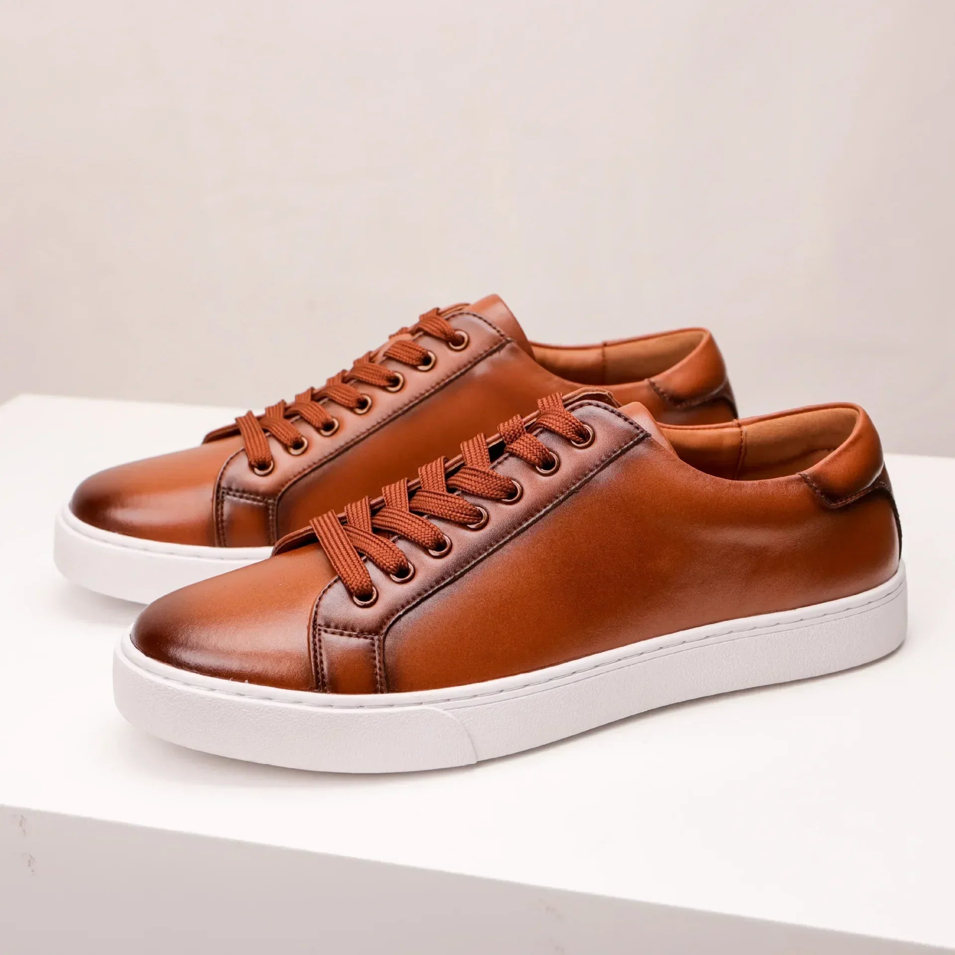 Authentic Leather Sneakers