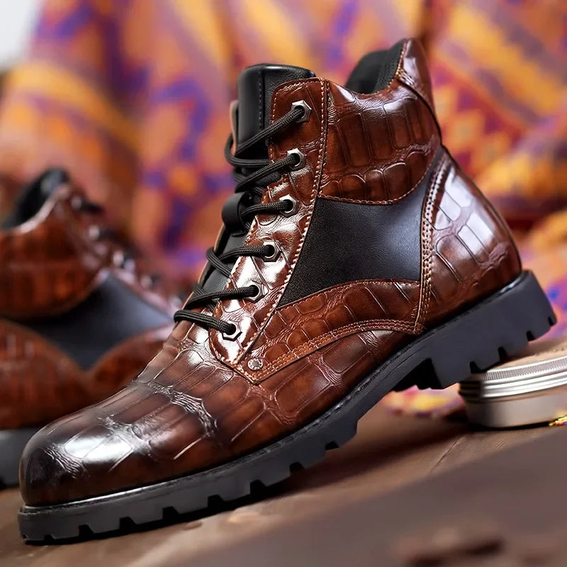 Grayson Genuine Leather Ankle Boots