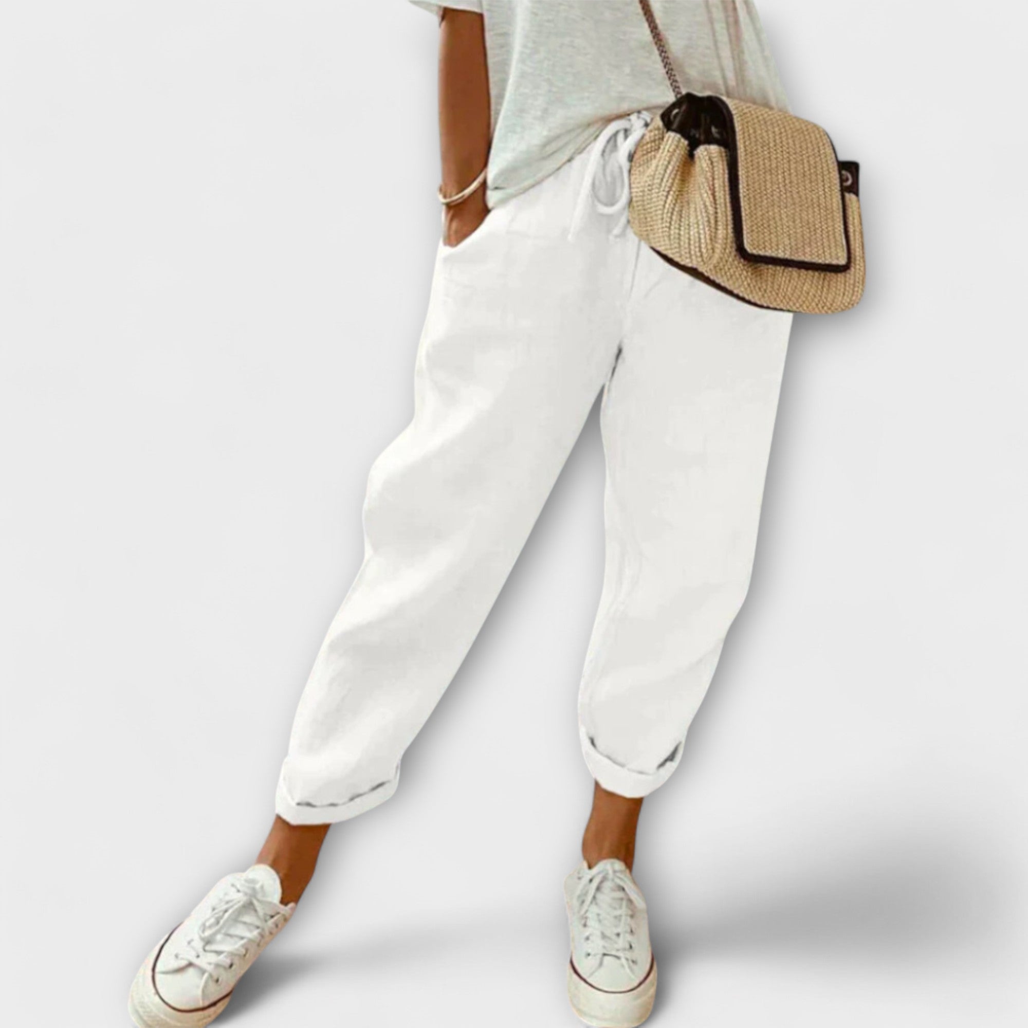 Bibi - Chic Linen Trousers for Effortless Style
