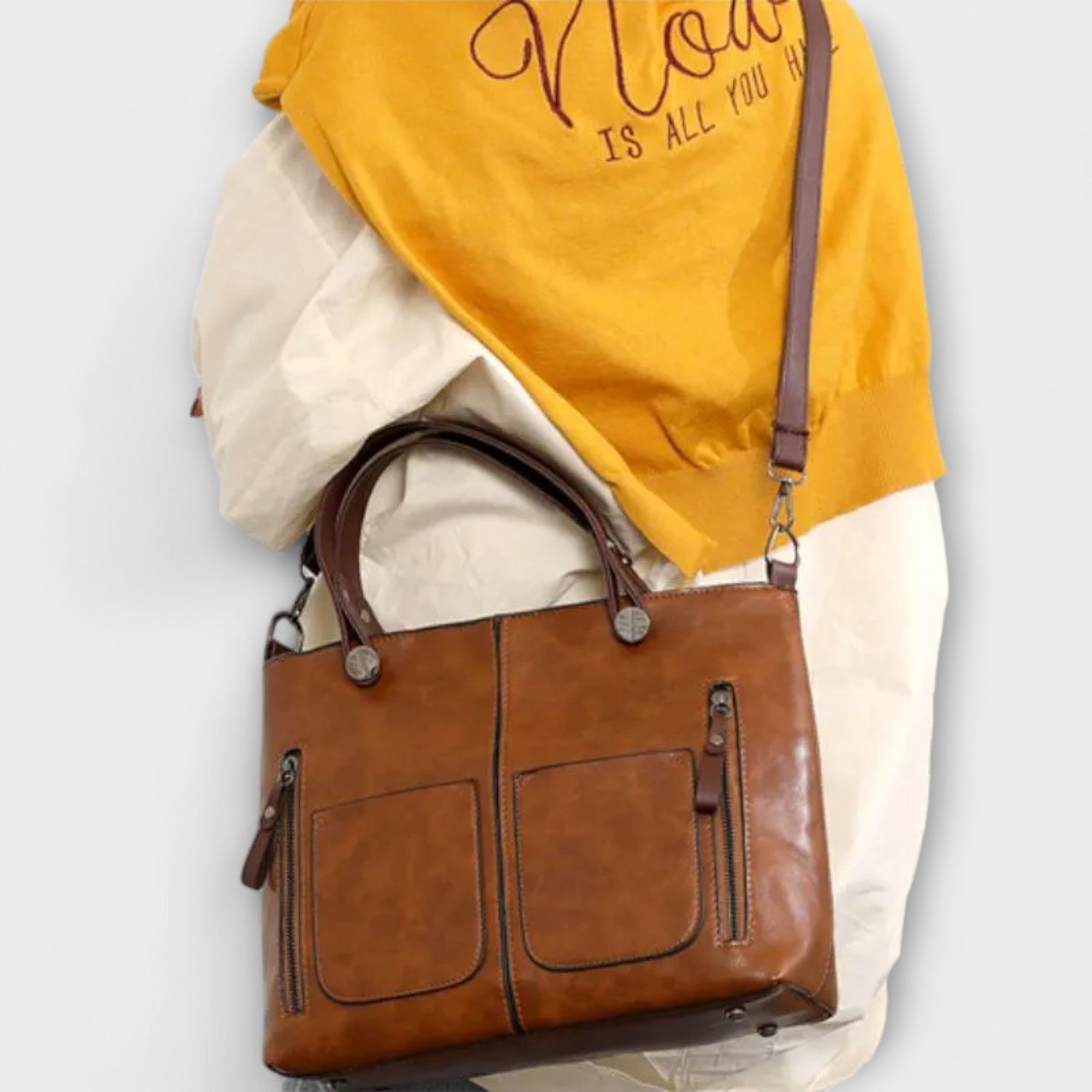 Maria - Chic Leather Handbag