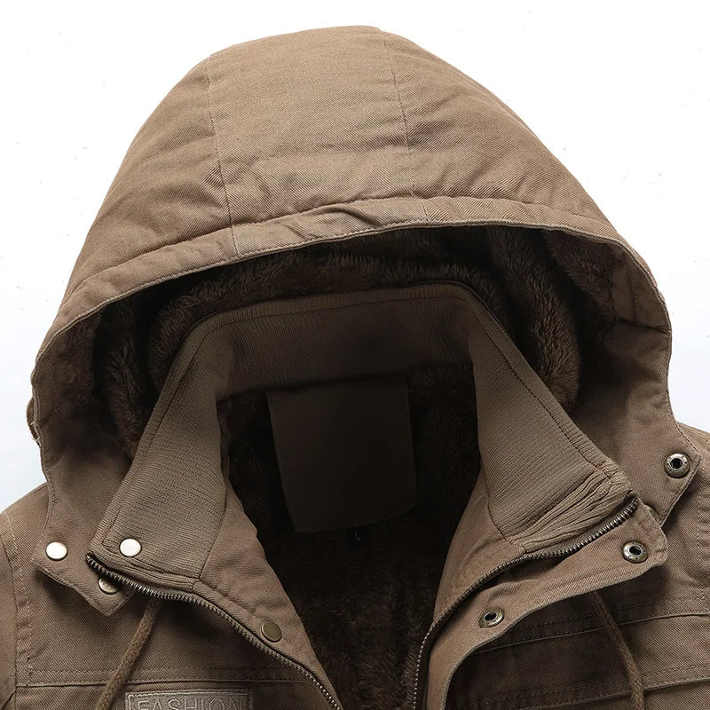 Relaxed Cotton Winter Coat