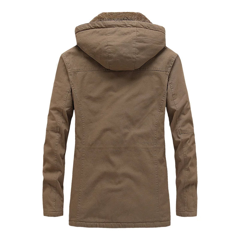 Relaxed Cotton Winter Coat