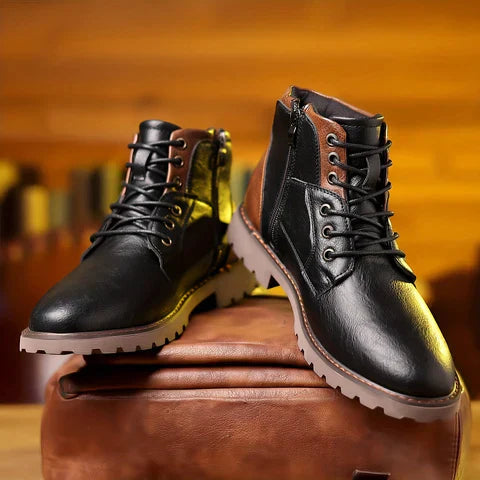 Ashford Casual Leather Ankle Boots