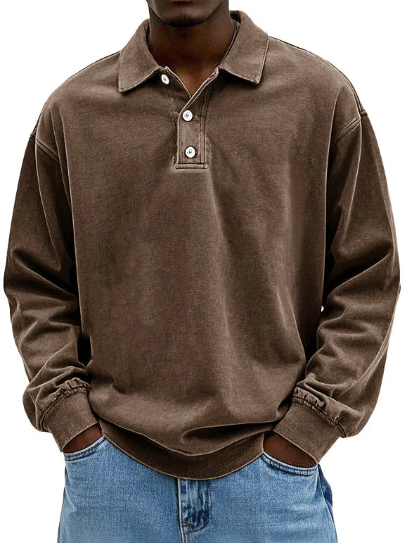 Luxury Polo Knit Sweater