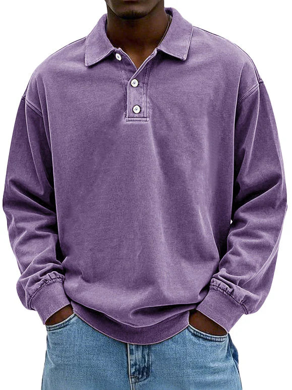 Luxury Polo Knit Sweater
