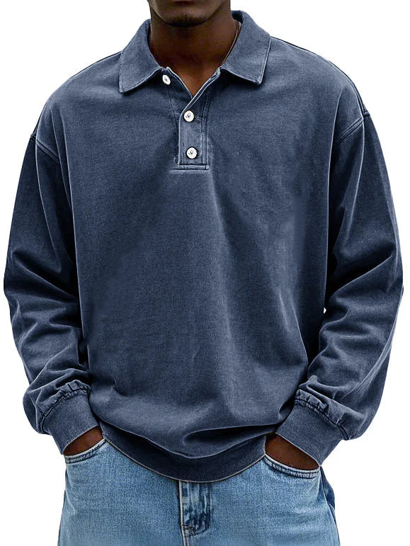 Luxury Polo Knit Sweater